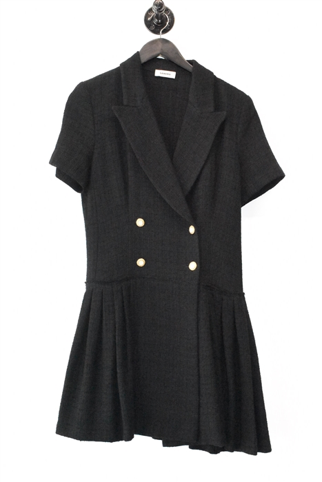 Black Tweed Sandro Tweed Dress, size 6