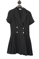 Black Tweed Sandro Tweed Dress, size 6