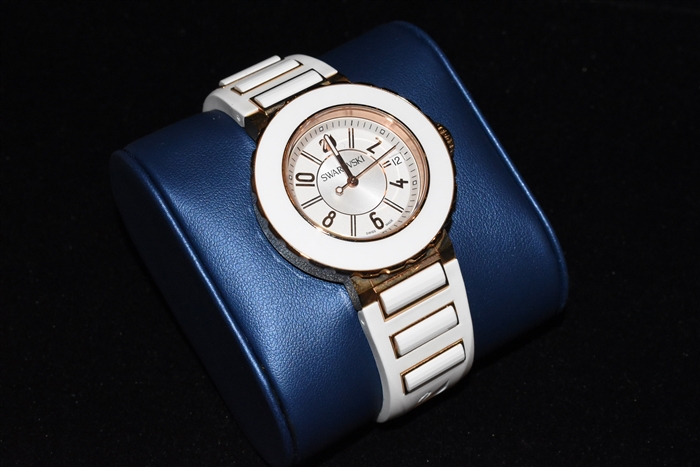 White Swarovski Watch, size O/S
