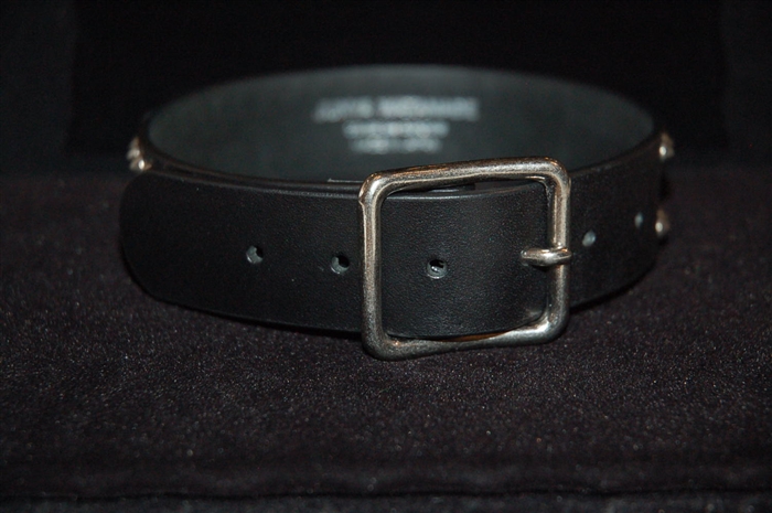 Black Leather Junya Watanabe Choker, size O/S