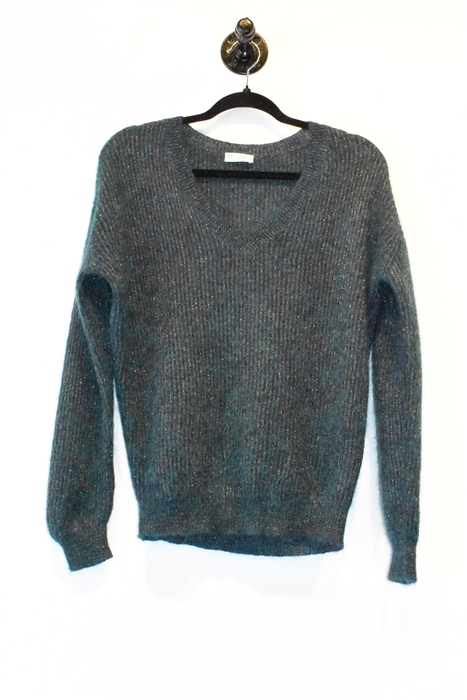 Dark Teal Brunello Cucinelli Pullover, size XS