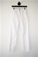 Bright White Agolde Skinny Jean, size 24