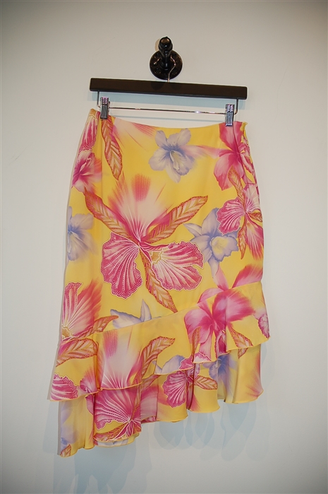 Floral Escada Flared Skirt, size 8