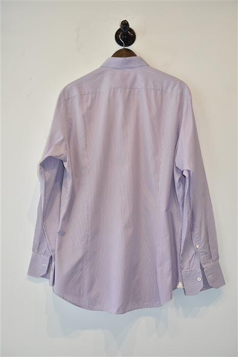 Purple Stripe Pal Zileri Button Shirt, size XL