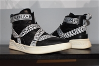 Black Leather Kenzo High-Top Sneakers, size 11.5