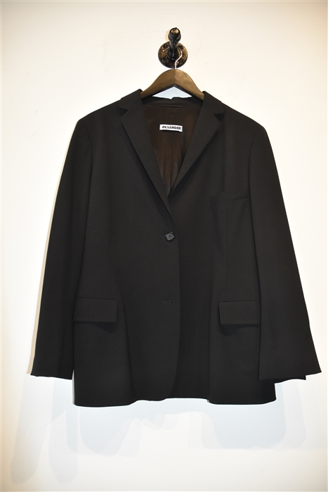 Basic Black Jil Sander Blazer, size 10