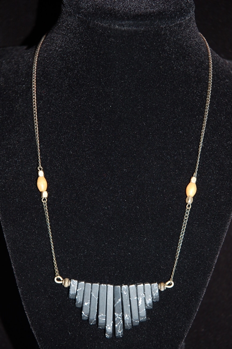 Brass Jenny Bird Necklace, size O/S