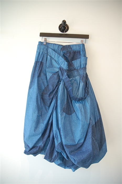 Blue Tones Rundholz - Black Label Bunched Skirt, size L