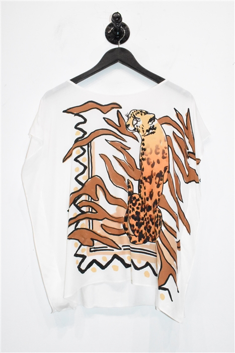 Print Marc Cain Cap-Sleeve, size M