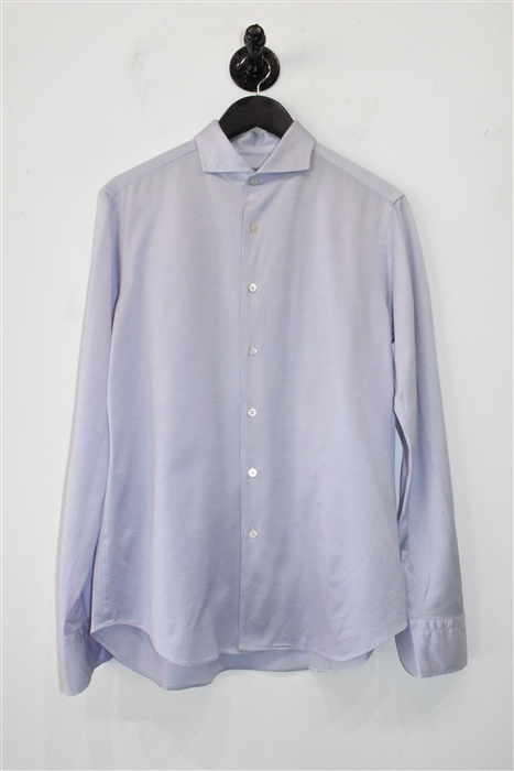 Lilac Canali Button Shirt, size L