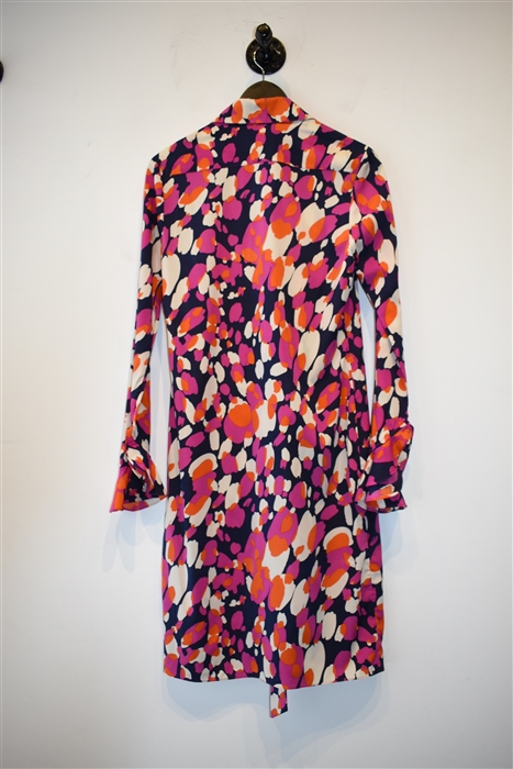 Abstract Pattern Diane von Furstenberg Shirt Dress, size 4
