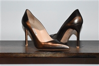Bronze Manolo Blahnik Pumps, size 8.5