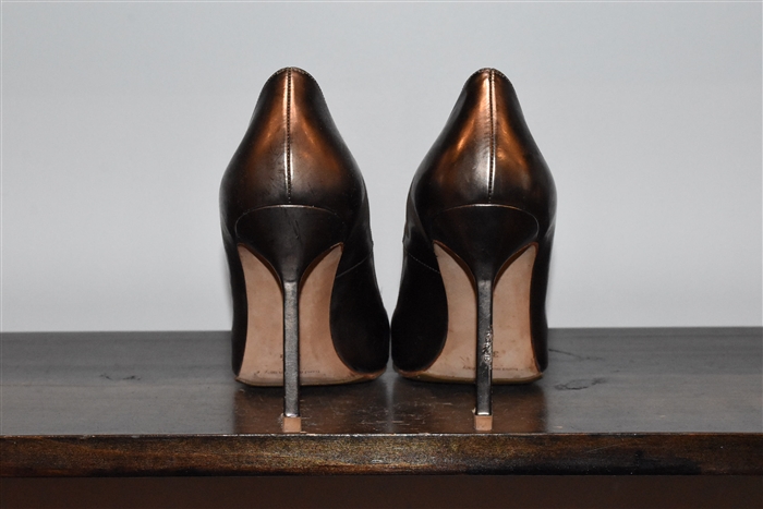 Bronze Manolo Blahnik Pumps, size 8.5