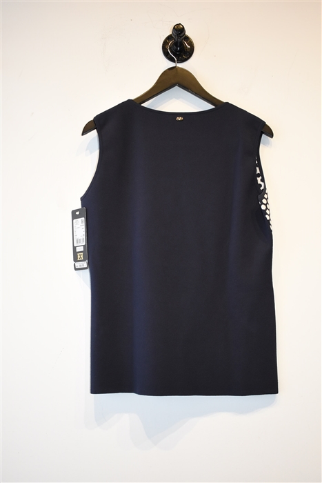 Navy & White Escada Shell, size L