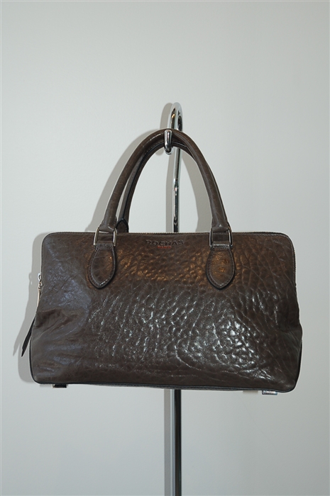 Dark Slate Rochas Satchel, size M