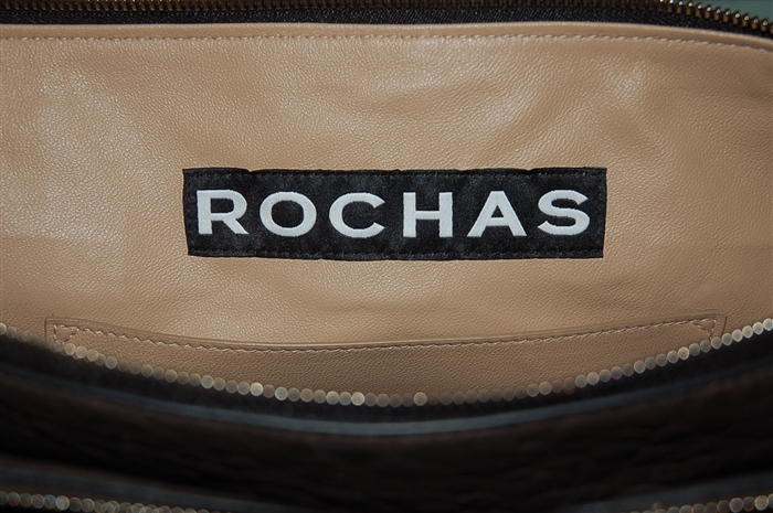 Dark Slate Rochas Satchel, size M