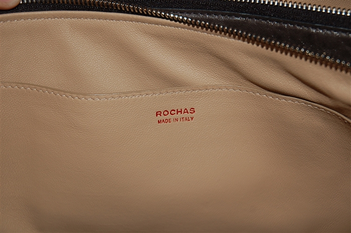 Dark Slate Rochas Satchel, size M