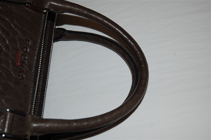 Dark Slate Rochas Satchel, size M