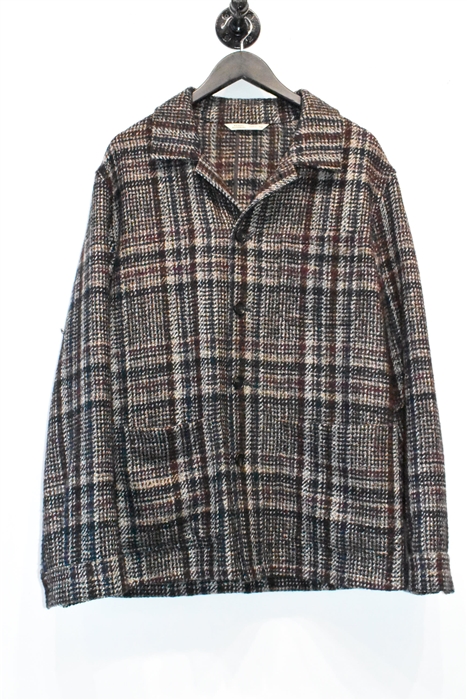 Brown Check Maurizio Baldassari Jacket, size XL