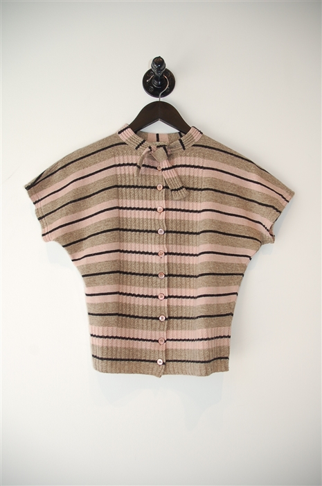 Striped Marni Short-Sleeved Top, size 6