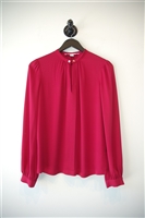 Raspberry Diane von Furstenberg Blouse, size 6