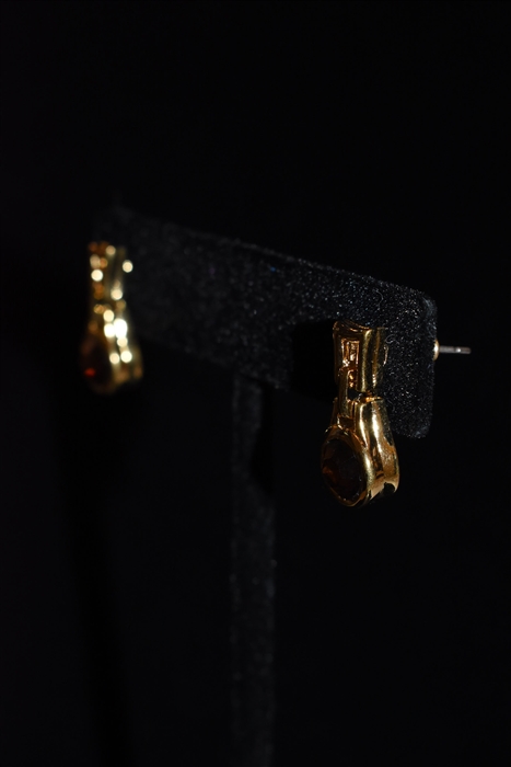 Gold Nina Ricci - Vintage Earrings, size O/S