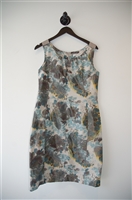 Abstract Print Comrags Sheath Dress, size L