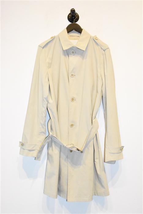 Pale Beige Prada Trench Coat, size M