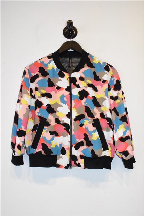 Abstract Print Marc Cain Bomber Jacket, size M