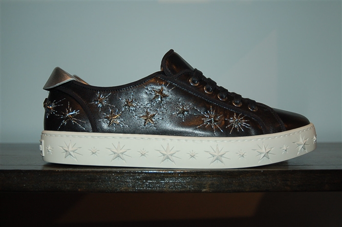 Black Leather Aquazzura Sneaker, size 8.5