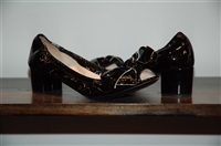 Black Patent Prada Kitten Heels, size 8