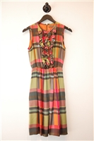Madras Etro A-Line Dress, size 4