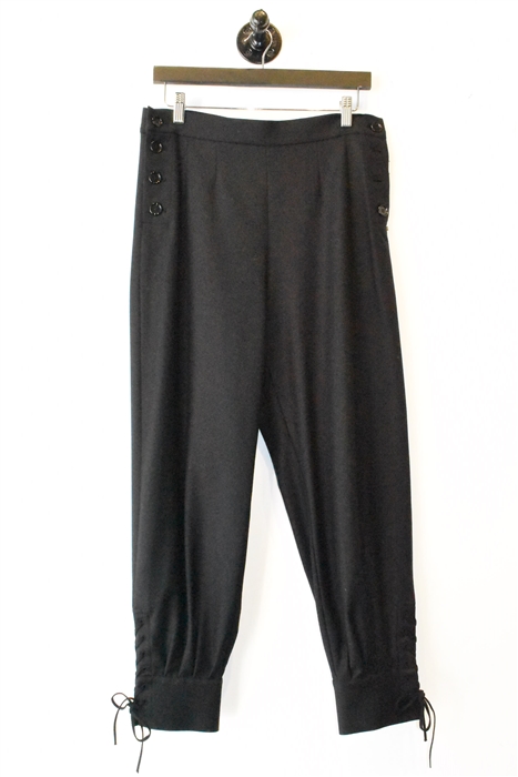 Basic Black Sportmax Trousers, size 8