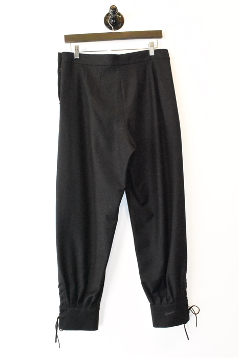 Basic Black Sportmax Trousers, size 8