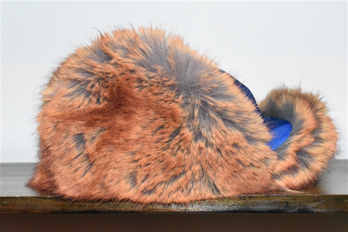 Cobalt Burberry Trapper Hat, size S