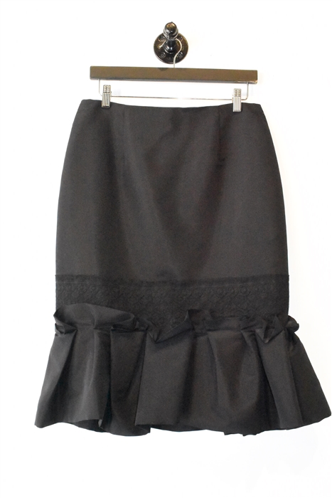 Basic Black Carolina Herrera Tulip Skirt, size 8