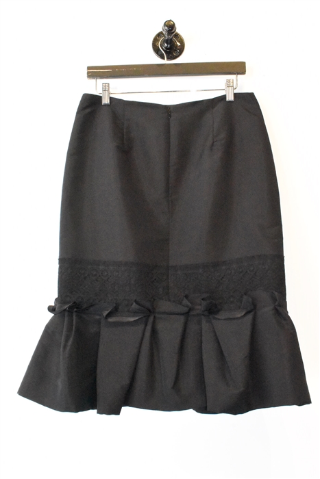 Basic Black Carolina Herrera Tulip Skirt, size 8
