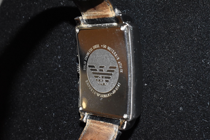 Stainless Steel Emporio Armani Wristwatch, size O/S