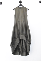 Khaki Green J. W. Anderson Midi Dress, size 2