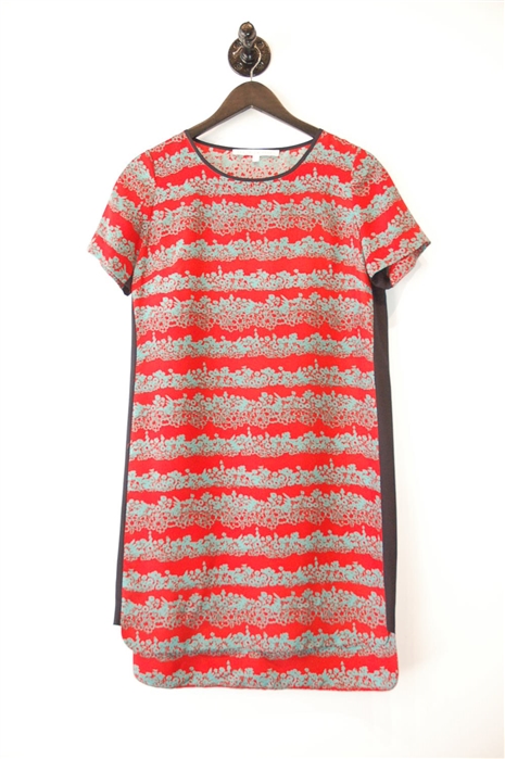 Striped Veronica Beard Shift Dress, size S