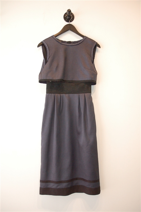 Blue Steel Alberta Ferretti Sheath Dress, size 2