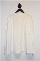 Soft White NSF Button Shirt, size S