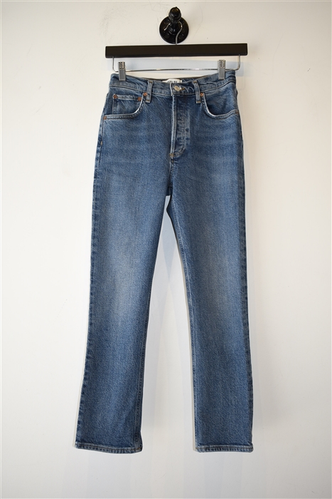 Denim Blue Agolde Skinny Jean, size 24