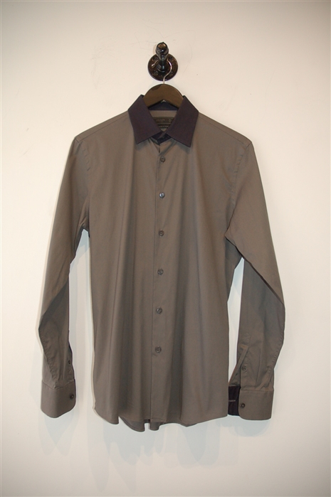 Carbon Prada Button Shirt, size S