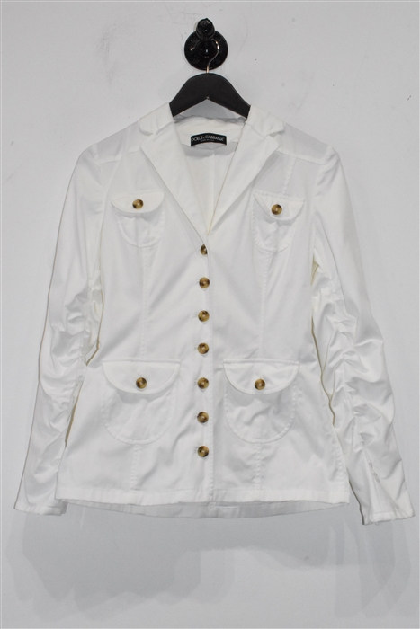 Soft White Dolce & Gabbana Jacket, size 4