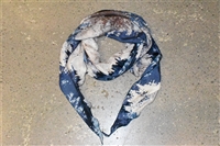 Abstract Print Seventy Silk Scarf, size O/S