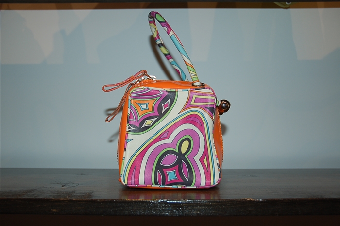Geometric Emilio Pucci Clutch, size M