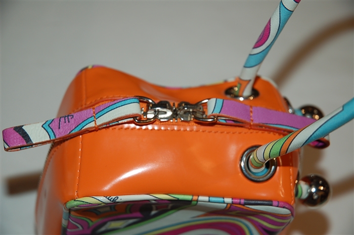 Geometric Emilio Pucci Clutch, size M