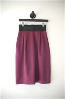 Plum Alberta Ferretti Midi Skirt, size 4