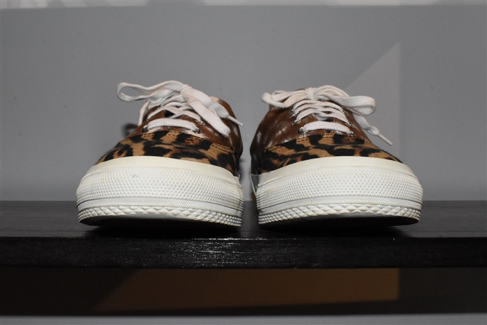 Animal Print Burberry Sneaker, size 11